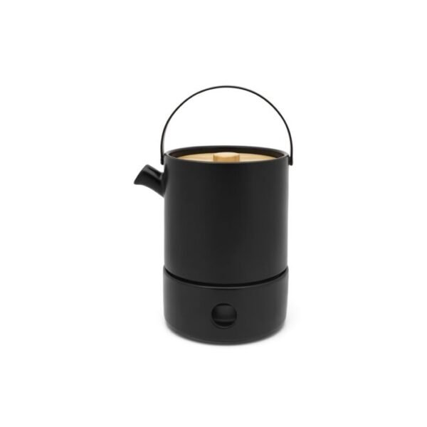 Tea set Umea 1.2L with warmer, black