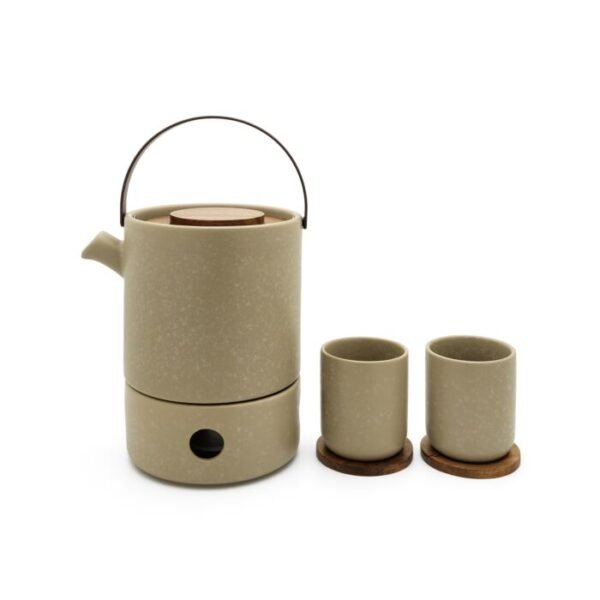 Tea set Umea 1.2L with warmer loam grey - Image 6