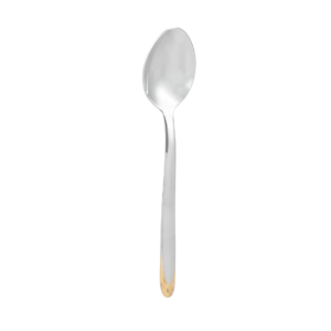 DESSERT SPOON REAL GOLD (6' LI)