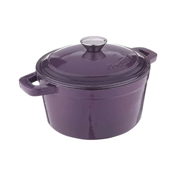 Ø21cm Cast Iron Round Cov Dutch Oven Purple - Ron