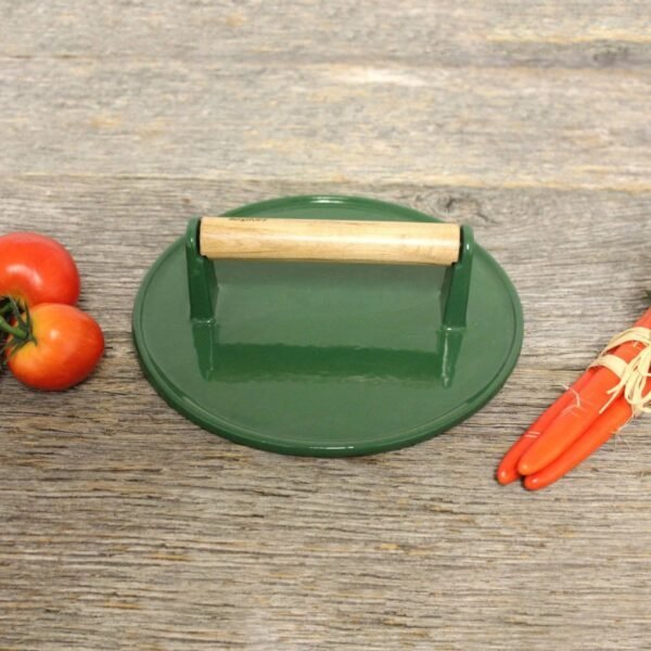 Cast Iron Steak Press GreenØ23cm - Ron