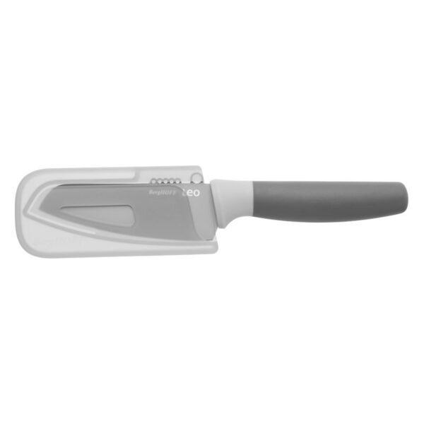 Vegetable knife with zester grey 11cm