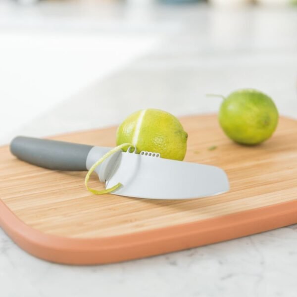 Vegetable knife with zester grey 11cm - Image 5