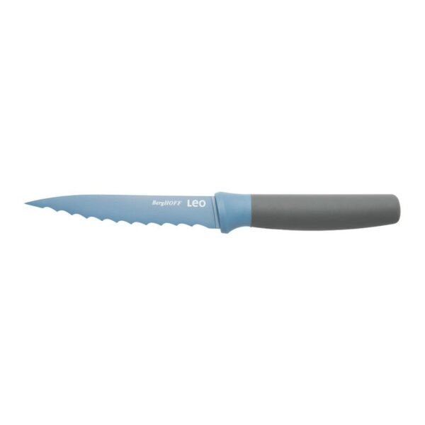 Serrated utility knife blue 11,5 cm- Leo - Image 3