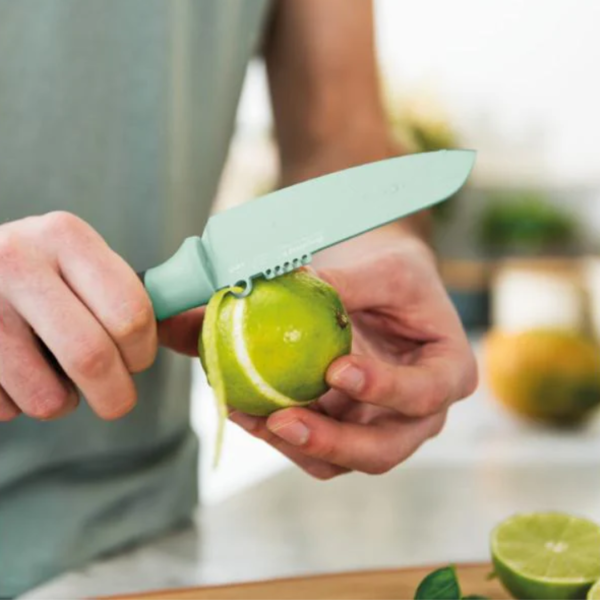 Vegetable Knife with Zester, Mint 11cm - Image 2